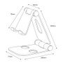 Aisens Soporte de Sobremesa XL Ajustable Plata